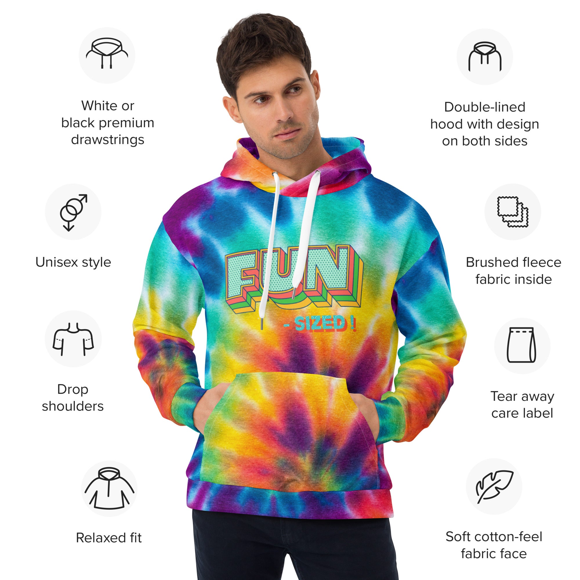 Colorful Hoodie Unisex Free Shipping Worldwide Got Music Store